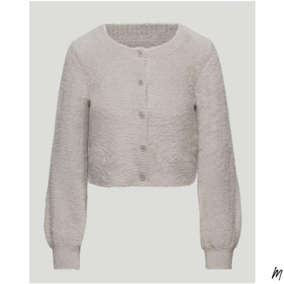 Aritzia Carmen Cardigan Opal Grey - Picture 1 of 9